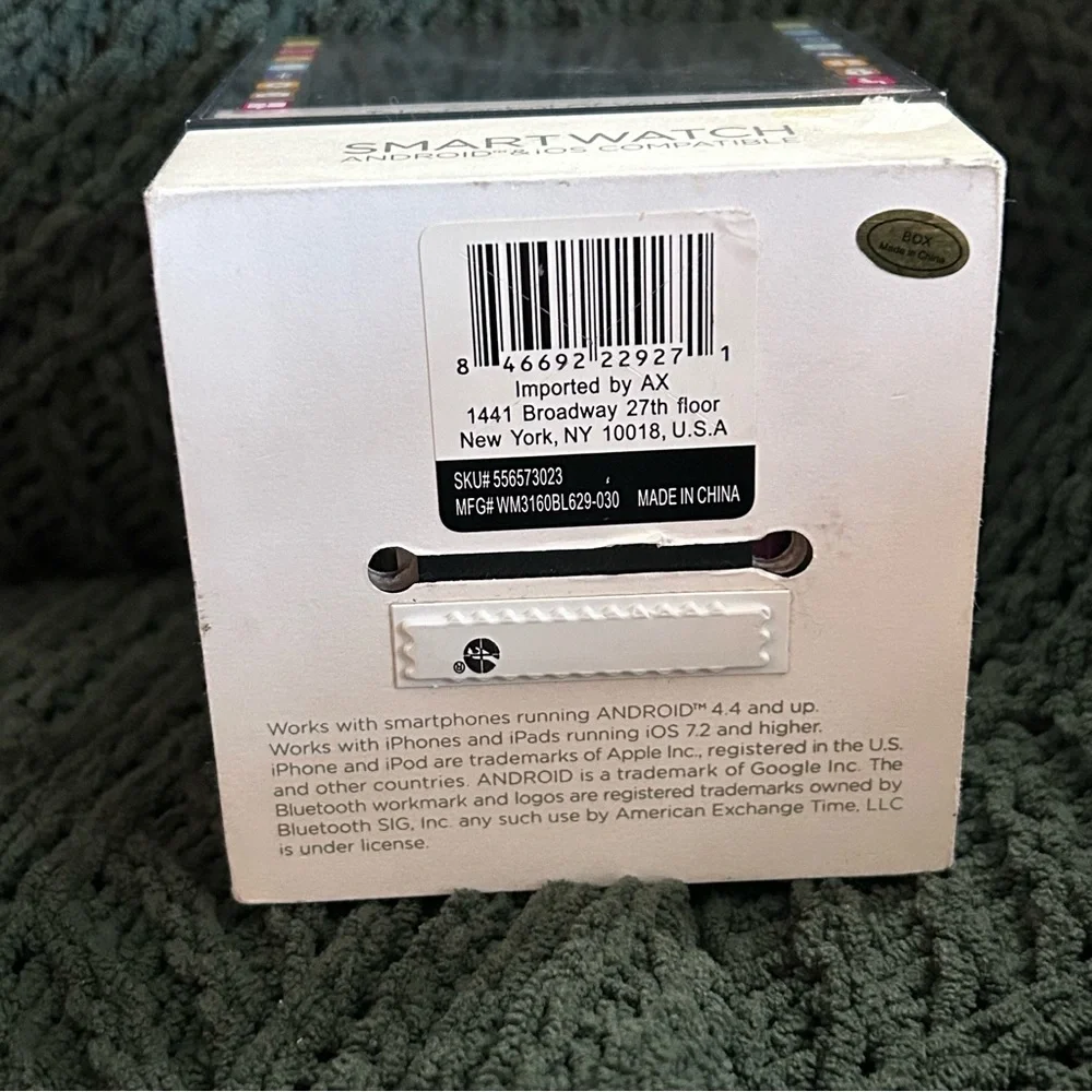 iTech Smart Watch NIB w Charging Cord & Manual